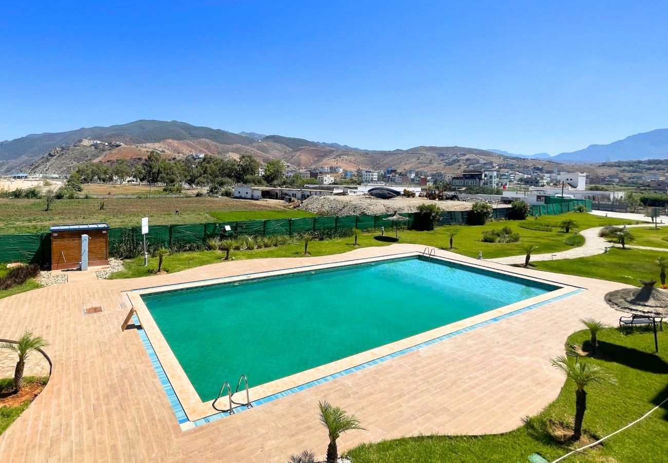 Apartment in Bni Bouzra - Green Coastline Chamaala 114 Pool View