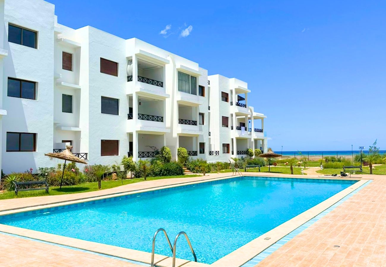 Apartment in Bni Bouzra - Green Coastline Chamaala 114 Pool View